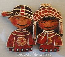 souvenir pernikahan tradisional etnik tempelan kulkas pengantin chinese cina tionghoa