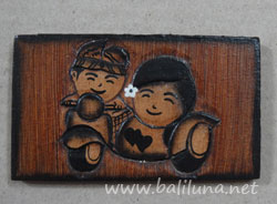 souvenir pernikahan tradisional etnik tempelan kulkas pengantin tradisional adat bali