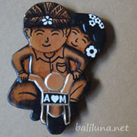 souvenir pernikahan tradisional etnik tempelan kulkas pengantin tradisional adat jawa