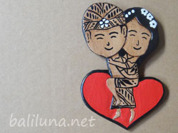 souvenir pernikahan tradisional etnik tempelan kulkas pengantin tradisional adat jawa